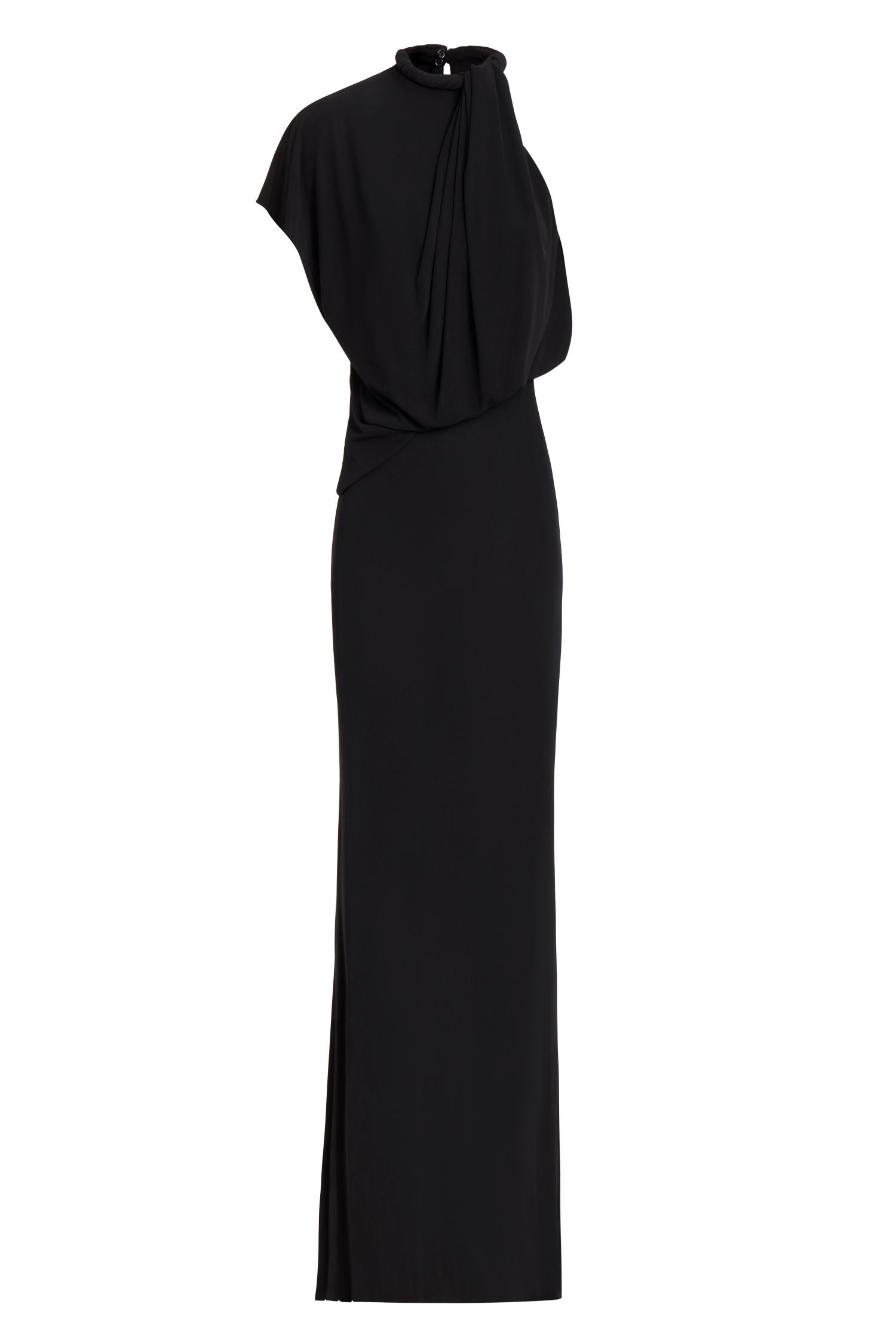 One-Shoulder Draped Dress