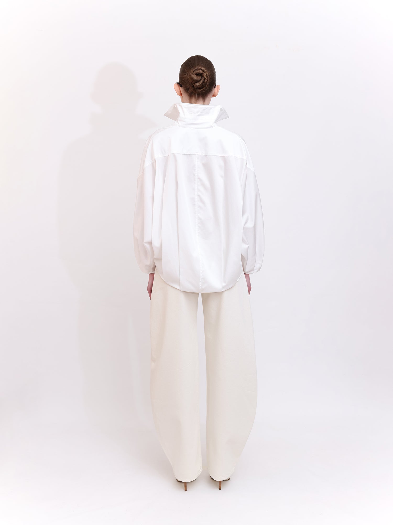 Poplin Shirt with Balloon Fit