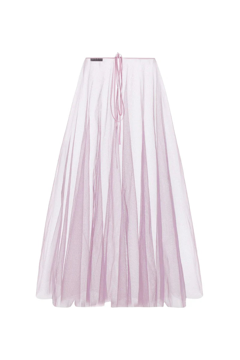 Tulle Tutu Skirt For Knitted Dress in Lavender