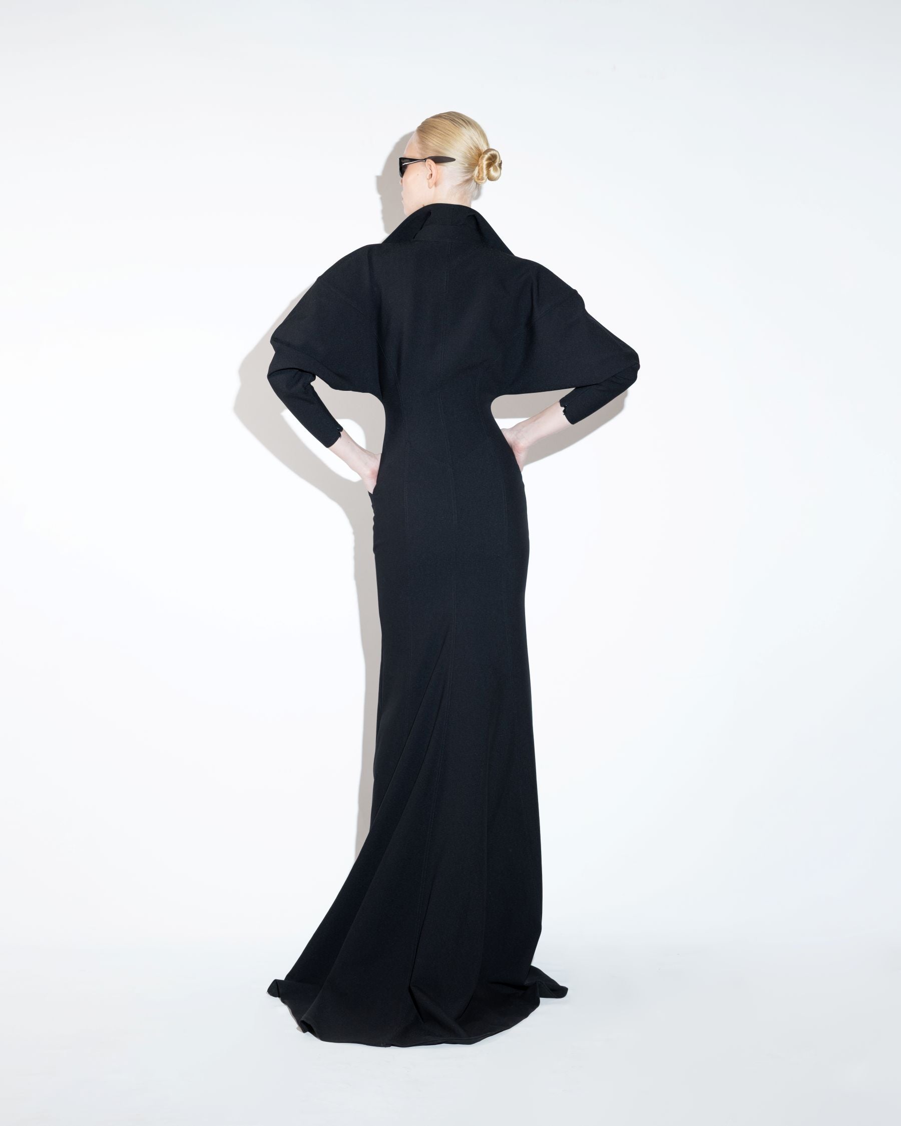 Long Zip-Up Maksi Dress