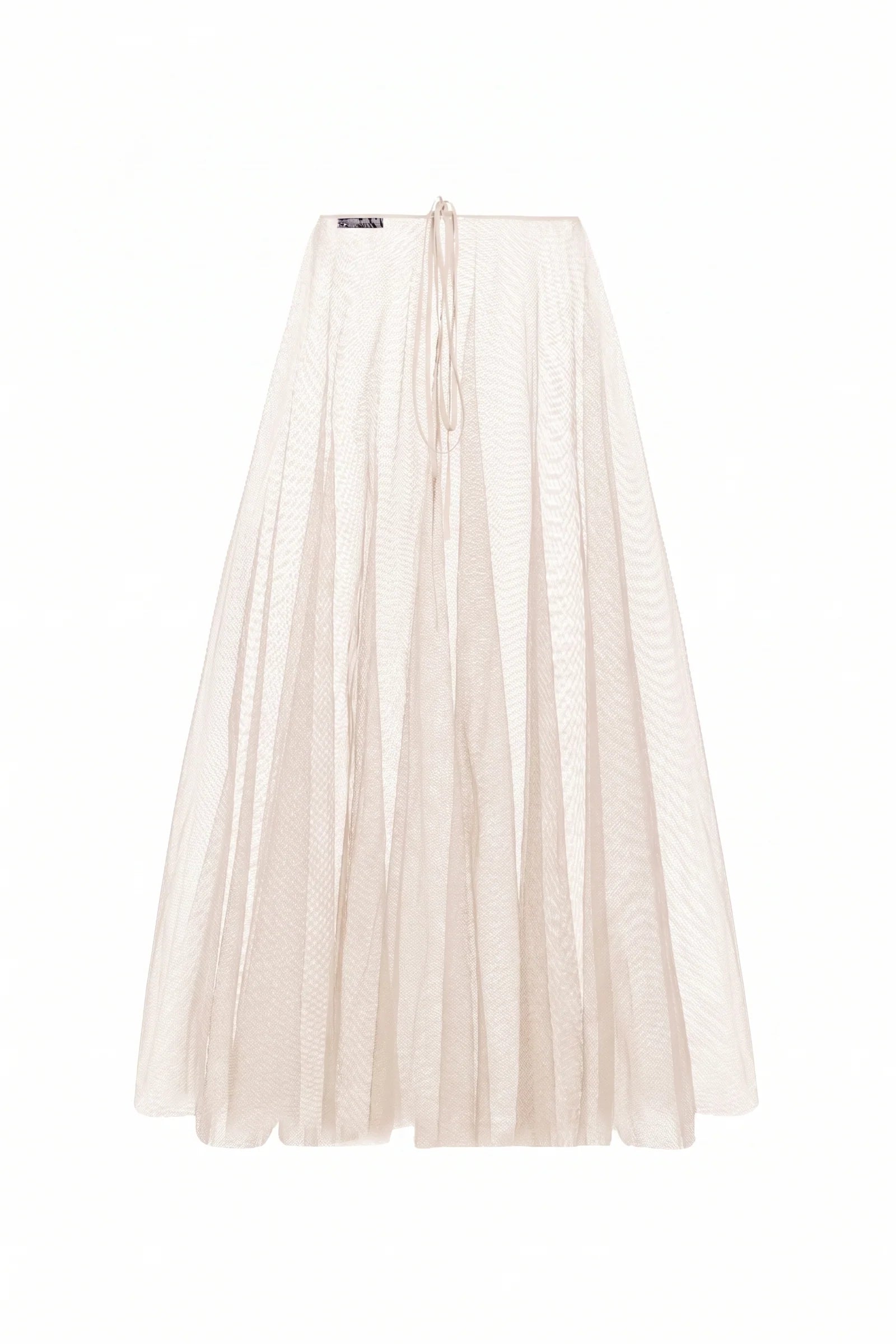Tulle Tutu Skirt For Knitted Dress in Ecru