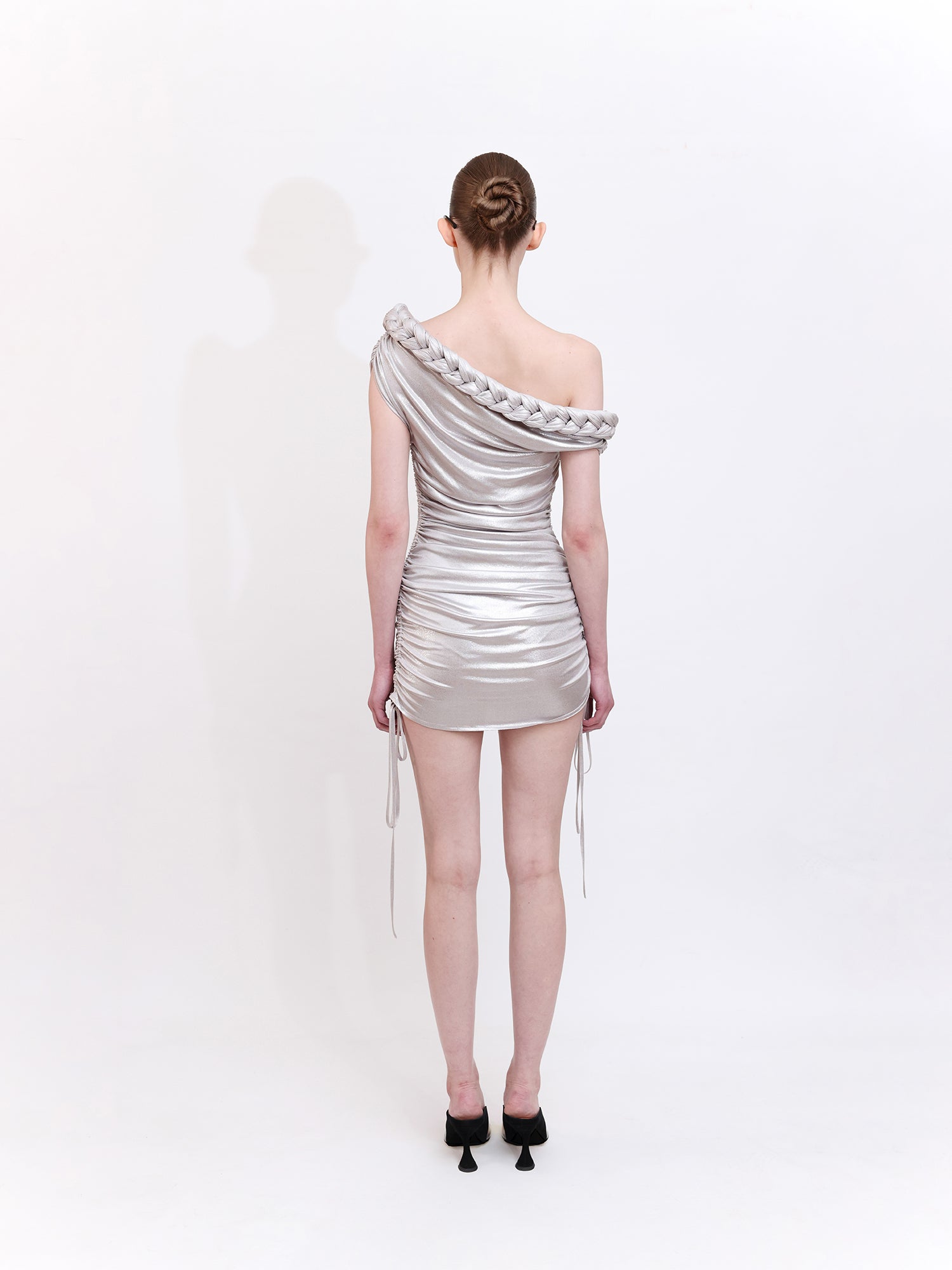 Jersey Dress with Ruched Detailing