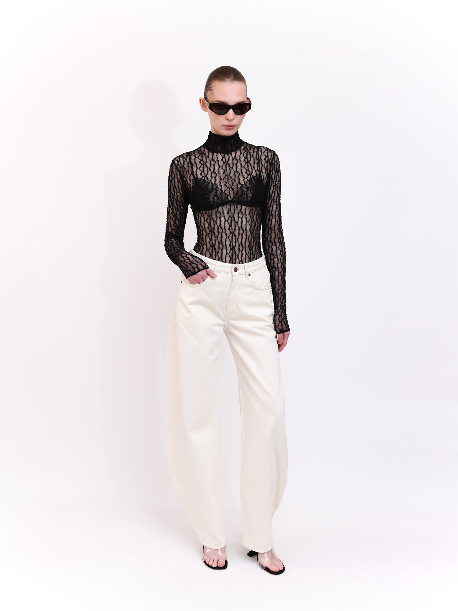 Sheer Lace Bodysuit