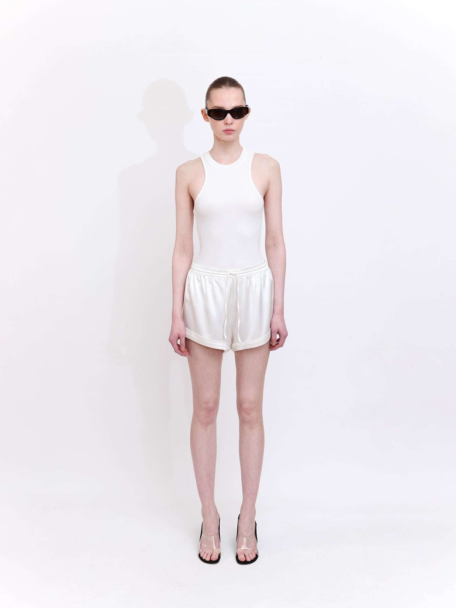 Mini Short in White