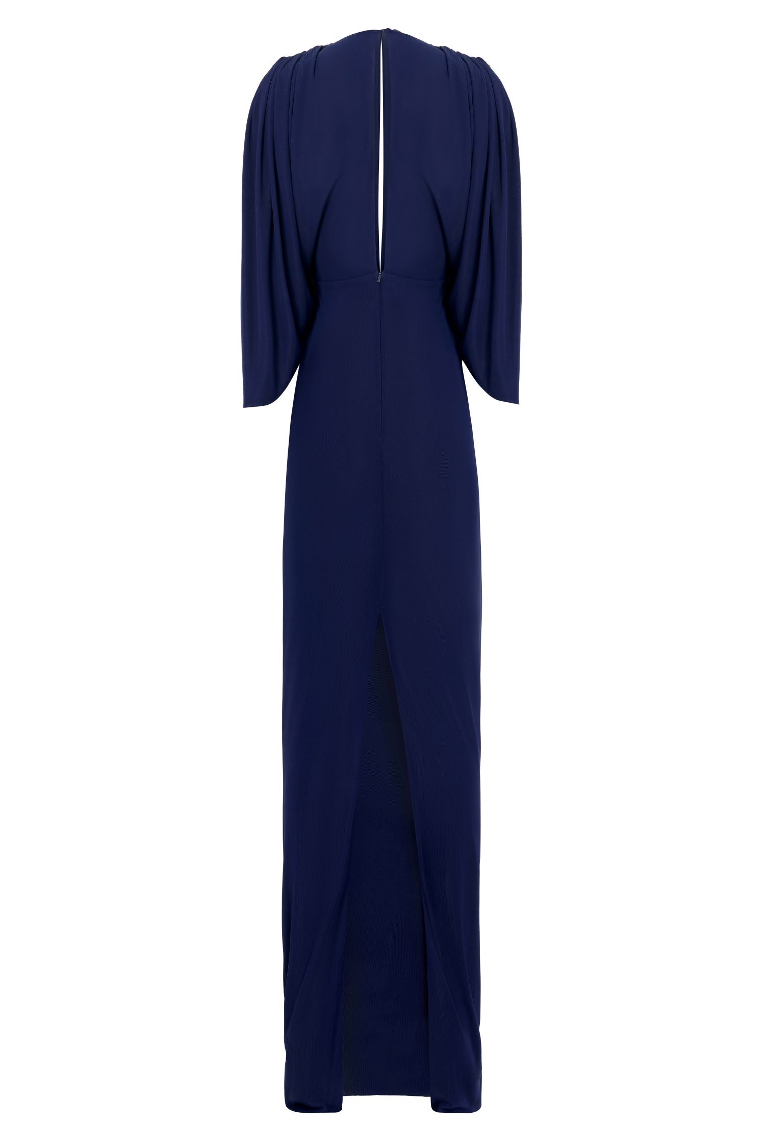 Navy V-Neck Maxi Dress